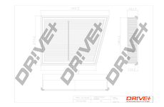 Vzduchový filtr Dr!ve+ DP1110.10.0333