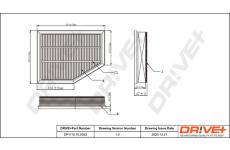 Vzduchový filtr Dr!ve+ DP1110.10.0352