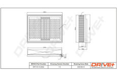 Vzduchový filtr Dr!ve+ DP1110.10.0354