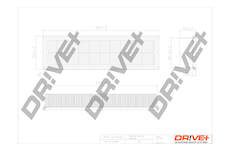 Vzduchový filtr Dr!ve+ DP1110.10.0380