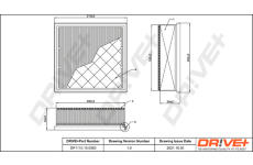 Vzduchový filtr Dr!ve+ DP1110.10.0393