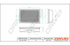 Vzduchový filtr Dr!ve+ DP1110.10.0400