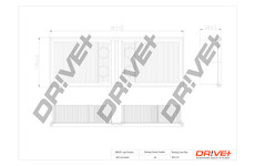 Vzduchový filtr Dr!ve+ DP1110.10.0441