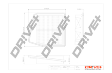 Vzduchový filtr Dr!ve+ DP1110.10.0447