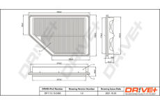 Vzduchový filtr Dr!ve+ DP1110.10.0460