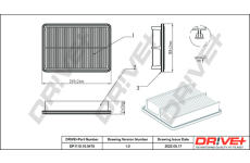 Vzduchový filtr Dr!ve+ DP1110.10.0475