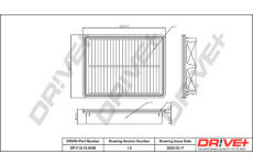 Vzduchový filtr Dr!ve+ DP1110.10.0498