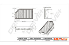 Vzduchový filtr Dr!ve+ DP1110.10.0521