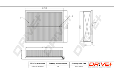 Vzduchový filtr Dr!ve+ DP1110.10.0525