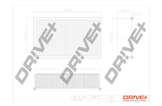 Vzduchový filtr Dr!ve+ DP1110.10.0555