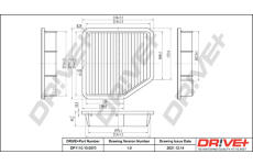 Vzduchový filtr Dr!ve+ DP1110.10.0570