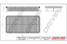 Vzduchový filtr Dr!ve+ DP1110.10.0574