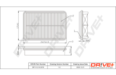 Vzduchový filtr Dr!ve+ DP1110.10.0578