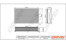 Vzduchový filtr Dr!ve+ DP1110.10.0601