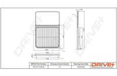 Vzduchový filtr Dr!ve+ DP1110.10.0618