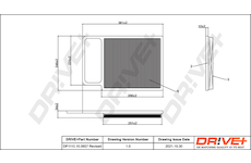 Vzduchový filtr Dr!ve+ DP1110.10.0657