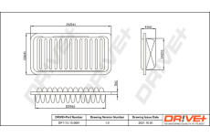 Vzduchový filtr Dr!ve+ DP1110.10.0681