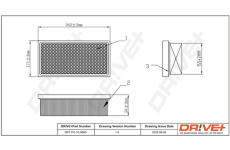 Vzduchový filtr Dr!ve+ DP1110.10.0693