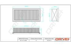 Vzduchový filtr Dr!ve+ DP1110.10.0696