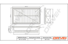 Vzduchový filtr Dr!ve+ DP1110.10.0705