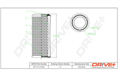 Vzduchový filtr Dr!ve+ DP1110.10.0740