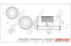 Vzduchový filtr Dr!ve+ DP1110.10.0742