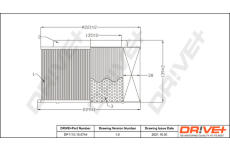 Vzduchový filtr Dr!ve+ DP1110.10.0744