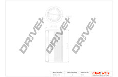 Vzduchový filtr Dr!ve+ DP1110.10.0746