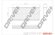 Filtr, vzduch v interiéru Dr!ve+ DP1110.12.0001