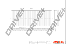 Filtr, vzduch v interiéru Dr!ve+ DP1110.12.0003