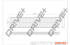 Filtr, vzduch v interiéru Dr!ve+ DP1110.12.0005