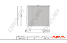 Filtr, vzduch v interiéru Dr!ve+ DP1110.12.0013