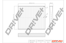 Filtr, vzduch v interiéru Dr!ve+ DP1110.12.0018