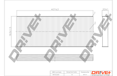 Filtr, vzduch v interiéru Dr!ve+ DP1110.12.0029