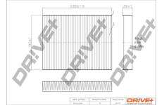 Filtr, vzduch v interiéru Dr!ve+ DP1110.12.0040