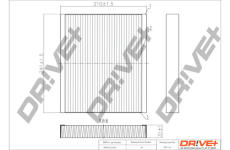 Filtr, vzduch v interiéru Dr!ve+ DP1110.12.0041