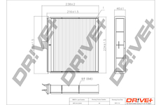 Filtr, vzduch v interiéru Dr!ve+ DP1110.12.0043