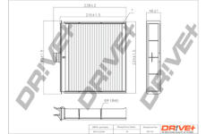 Filtr, vzduch v interiéru Dr!ve+ DP1110.12.0043