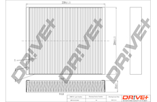 Filtr, vzduch v interiéru Dr!ve+ DP1110.12.0061