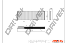 Filtr, vzduch v interiéru Dr!ve+ DP1110.12.0067