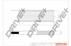 Filtr, vzduch v interiéru Dr!ve+ DP1110.12.0070