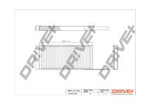 Filtr, vzduch v interiéru Dr!ve+ DP1110.12.0071