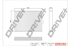 Filtr, vzduch v interiéru Dr!ve+ DP1110.12.0082