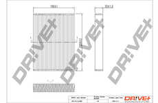 Filtr, vzduch v interiéru Dr!ve+ DP1110.12.0087