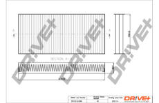 Filtr, vzduch v interiéru Dr!ve+ DP1110.12.0088