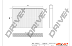 Filtr, vzduch v interiéru Dr!ve+ DP1110.12.0089