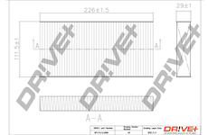 Filtr, vzduch v interiéru Dr!ve+ DP1110.12.0090