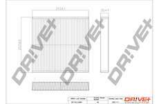 Filtr, vzduch v interiéru Dr!ve+ DP1110.12.0094