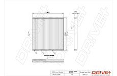 Filtr, vzduch v interiéru Dr!ve+ DP1110.12.0105