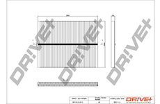 Filtr, vzduch v interiéru Dr!ve+ DP1110.12.0113